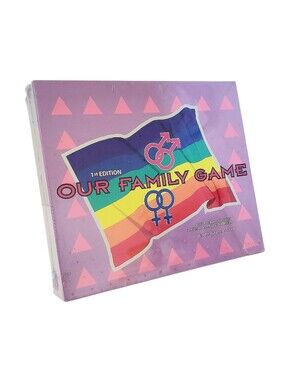 RARE Vintage Our Family Game 1st Edition 2005 LGBTQ Trivia Board Game New Sealed
